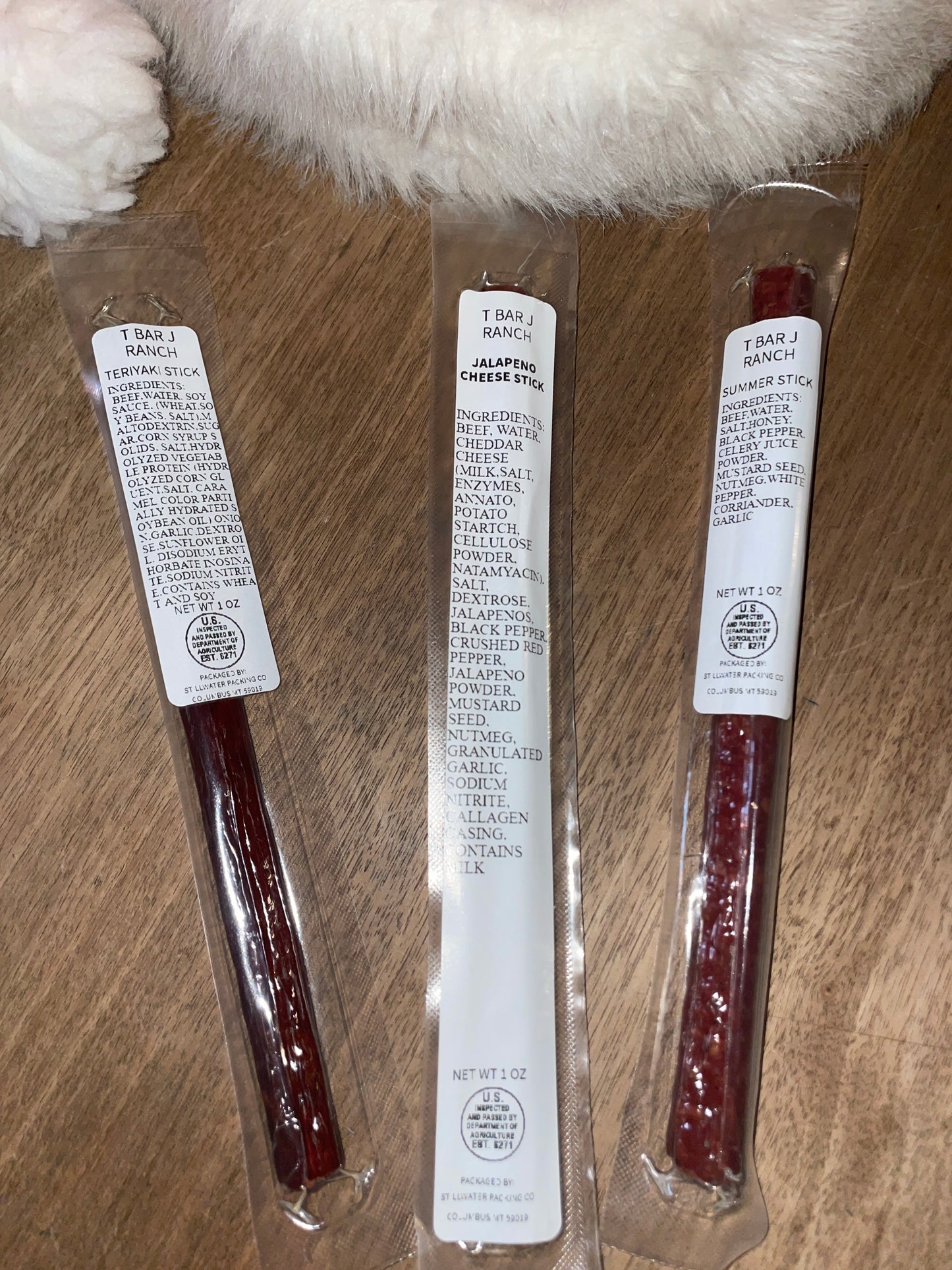 T Bar J Ranch Trail Sticks – All-Natural Montana Beef Sticks