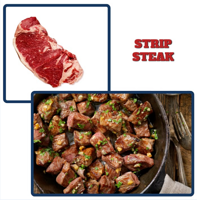 Cut of the Week:  (Strip Steak, Perfect for New Year's Eve)