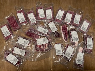 Taste the Difference Share – 25 lbs of All-Natural Montana Beef + $200 Beef Bucks T Bar J Ranch